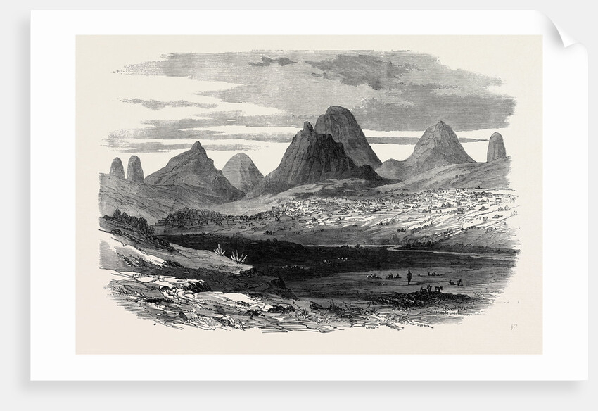 The Abyssinian Expedition: Adowa from the Road to Axum 1868 by Anonymous