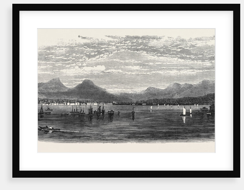 The Port of Hiogo in the Tsuwa Nada Japan Lately Opened to British Vessels 1868 by Anonymous