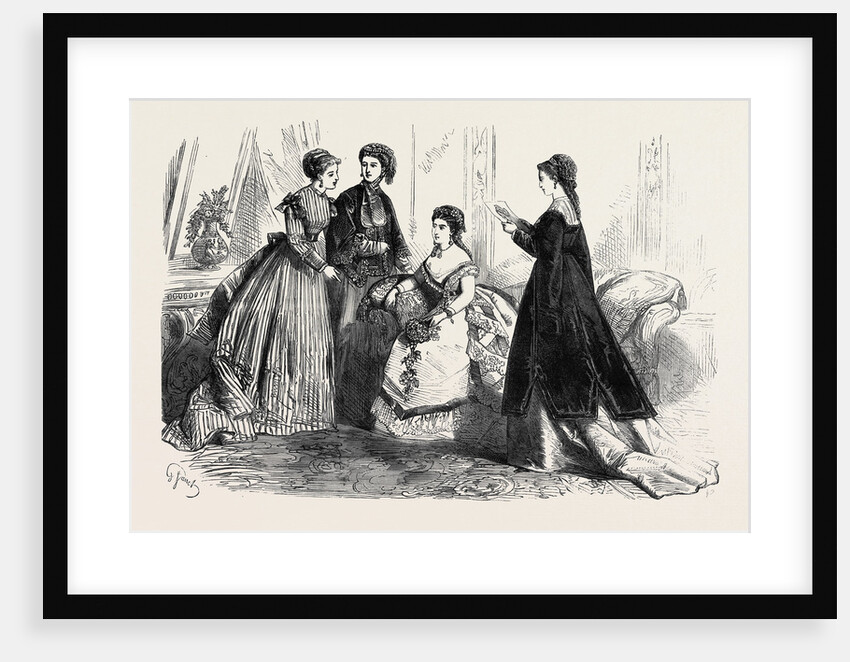 Paris Fashions for March 1868 by Anonymous