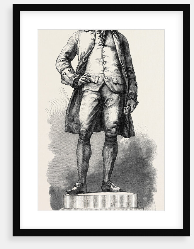 Statue of Edmund Burke, for Trinity College Dublin 1868 by Anonymous