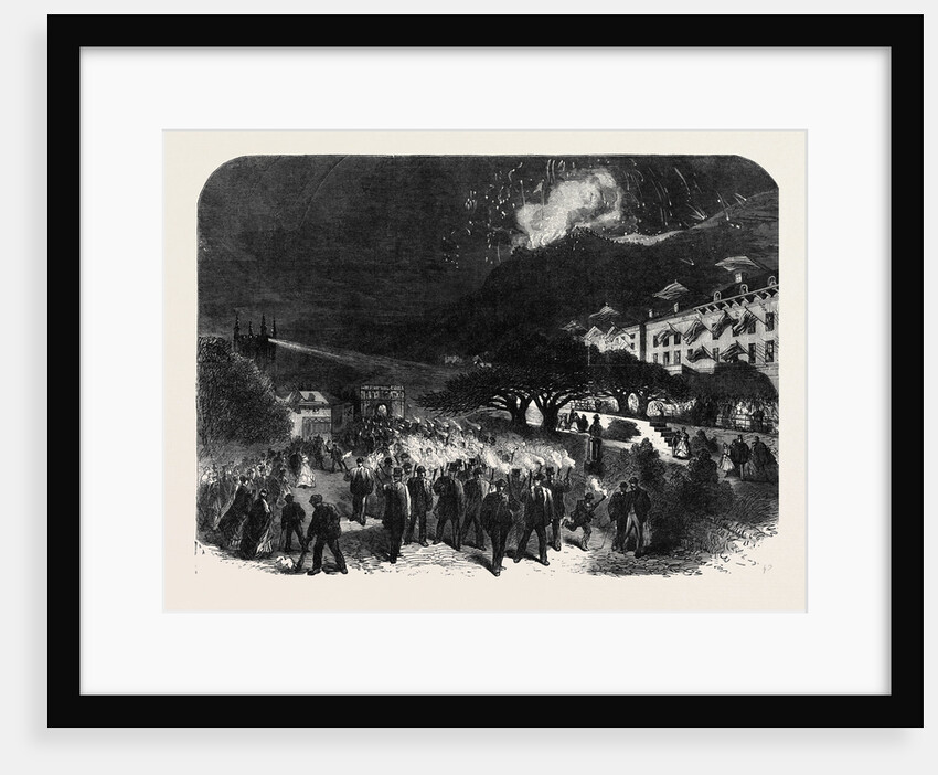 Rejoicings at Great Malvern in Honour of the Marriage of Earl Beauchamp 1868 by Anonymous