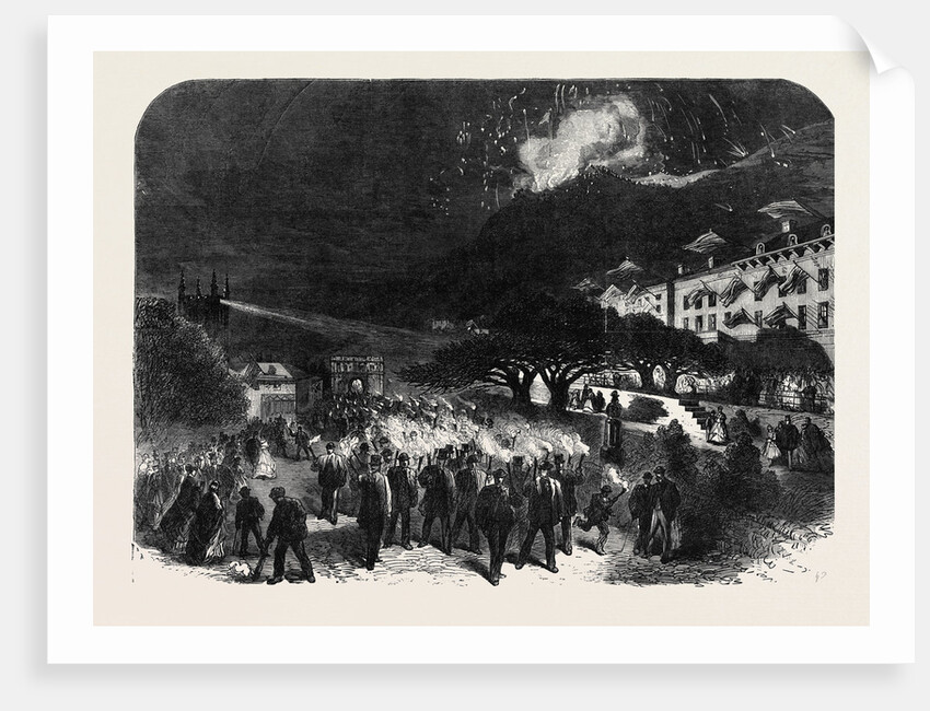 Rejoicings at Great Malvern in Honour of the Marriage of Earl Beauchamp 1868 by Anonymous