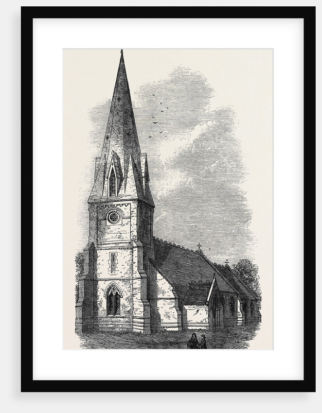 Faccombe Church Hants 1868 by Anonymous