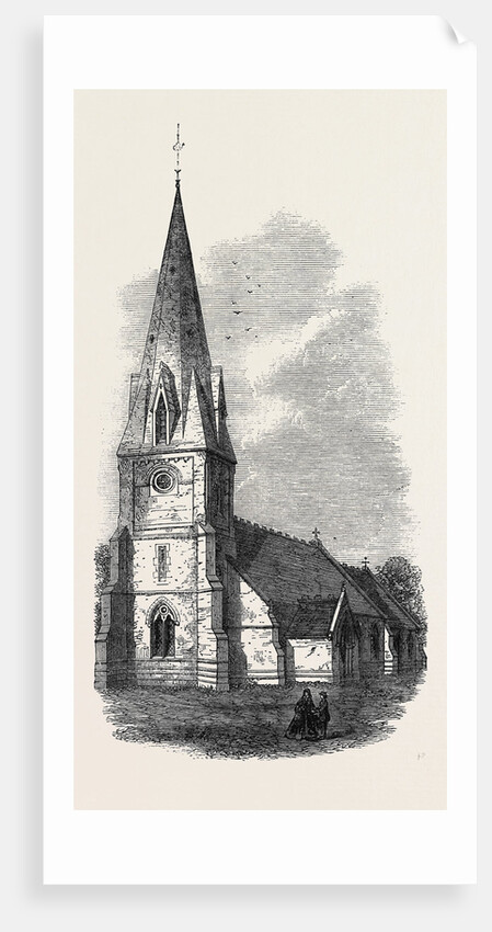 Faccombe Church Hants 1868 by Anonymous
