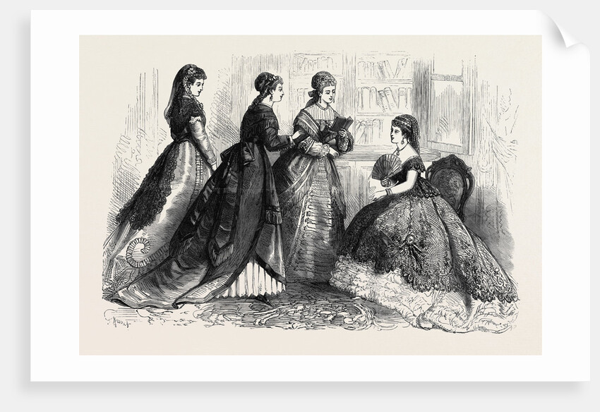 Paris Fashions for April 1868 by Anonymous