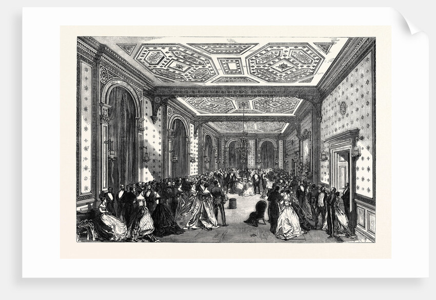 Mr. And Mrs. Disraeli's Assembly at the New Foreign Office 1868 by Anonymous