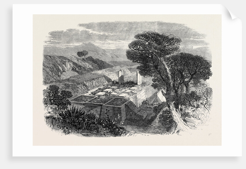 The Expedition to Abyssinia: Ruins of an Ancient Greek Church at Agoola 1868 by Anonymous