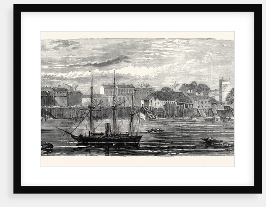 The Town of Cameta in Para South America 1868 by Anonymous