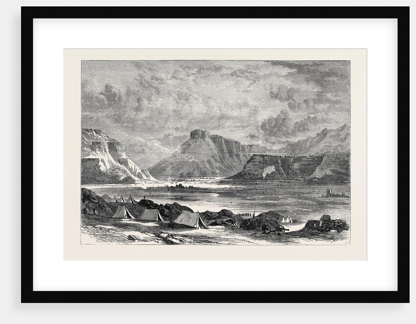 The Abyssinian Expedition: View from the Fortified Post of Adigerat 1868 by Anonymous