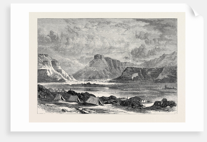 The Abyssinian Expedition: View from the Fortified Post of Adigerat 1868 by Anonymous