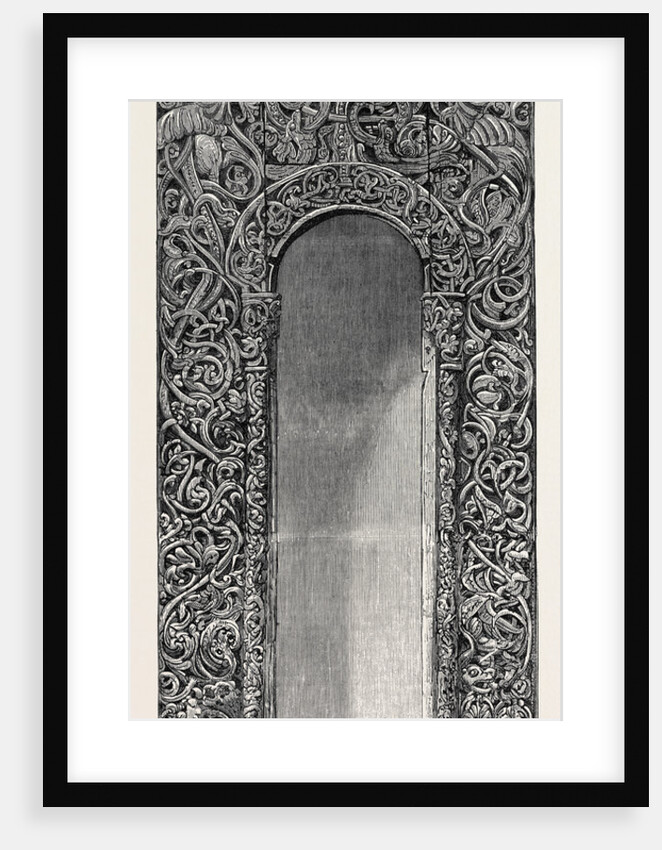 Doorway Carved in Pine Wood (Russian) 1868 by Anonymous