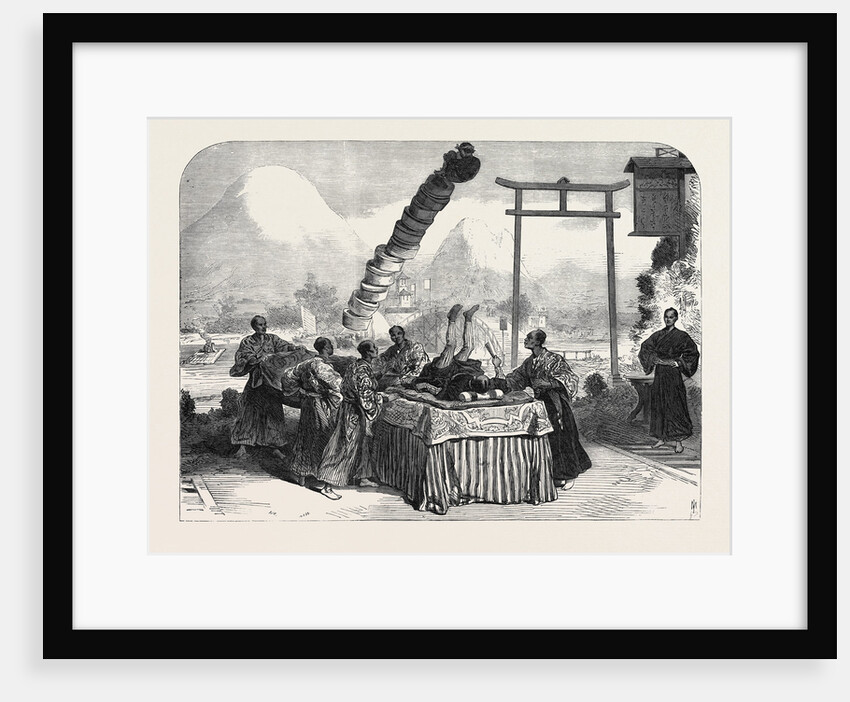 The Imperial Japanese Troupe at the Lyceum Theatre 1868 by Anonymous