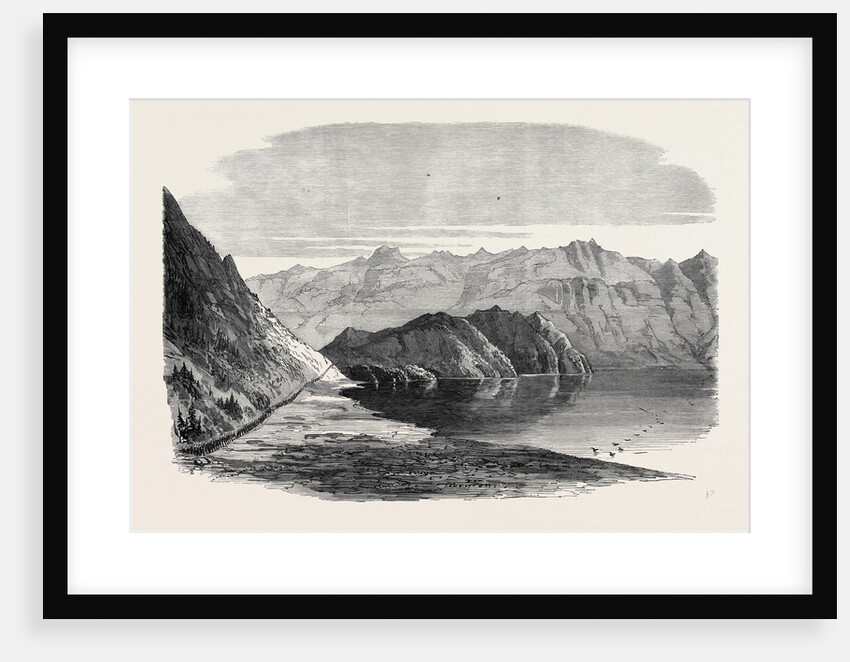 The British Expedition to Abyssinia: March of the Army Past Lake Ashangi 1868 by Anonymous