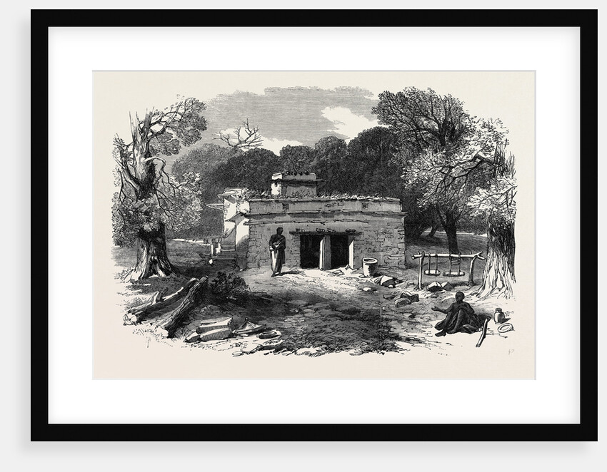 The British Expedition to Abyssinia: Front View of the Church of Miriam at Focada 1868 by Anonymous