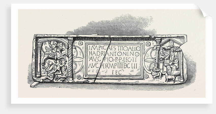 Roman Legionary Tablet Found at Bridgeness Linlithgowshire 1868 by Anonymous