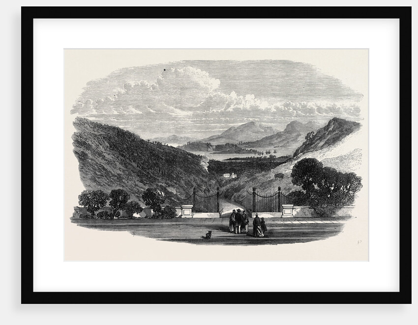 View of Porto Ferrajo from the Villa Martino Napoleon's Residence Elba 1868 by Anonymous