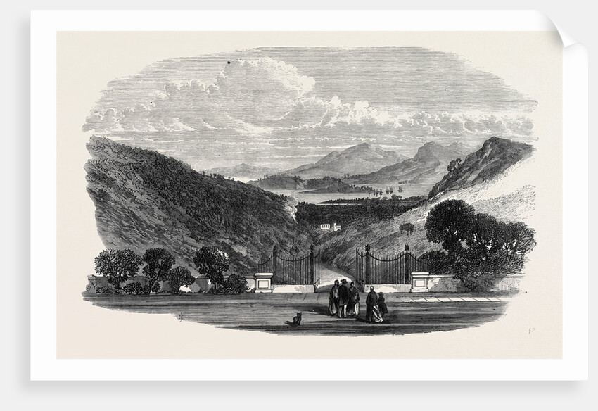 View of Porto Ferrajo from the Villa Martino Napoleon's Residence Elba 1868 by Anonymous