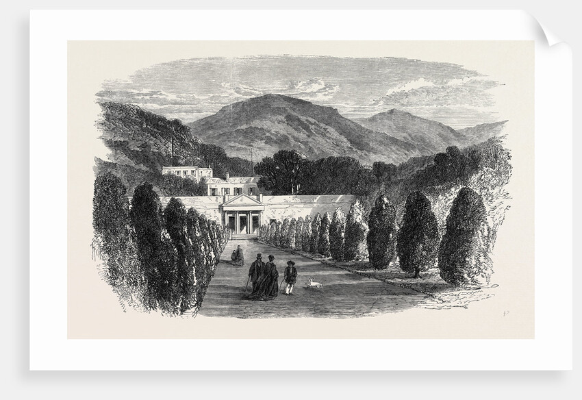 The Villa San Martino Napoleon's House in the Isle of Elba 1868 by Anonymous