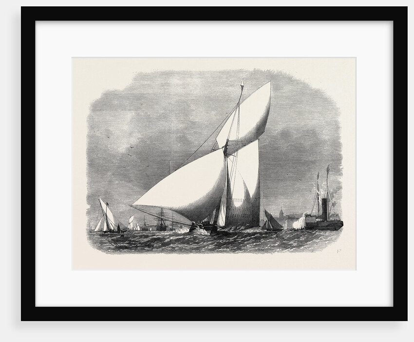 Opening of the Yachting Season: Match of the Royal Thames Yacht Club the Fiona Winning at Gravesend 1868 by Anonymous