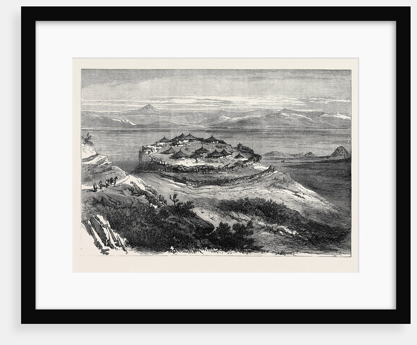 The War in Abyssinia: Village on the Pass Between Ashangi and Lat 1868 by Anonymous