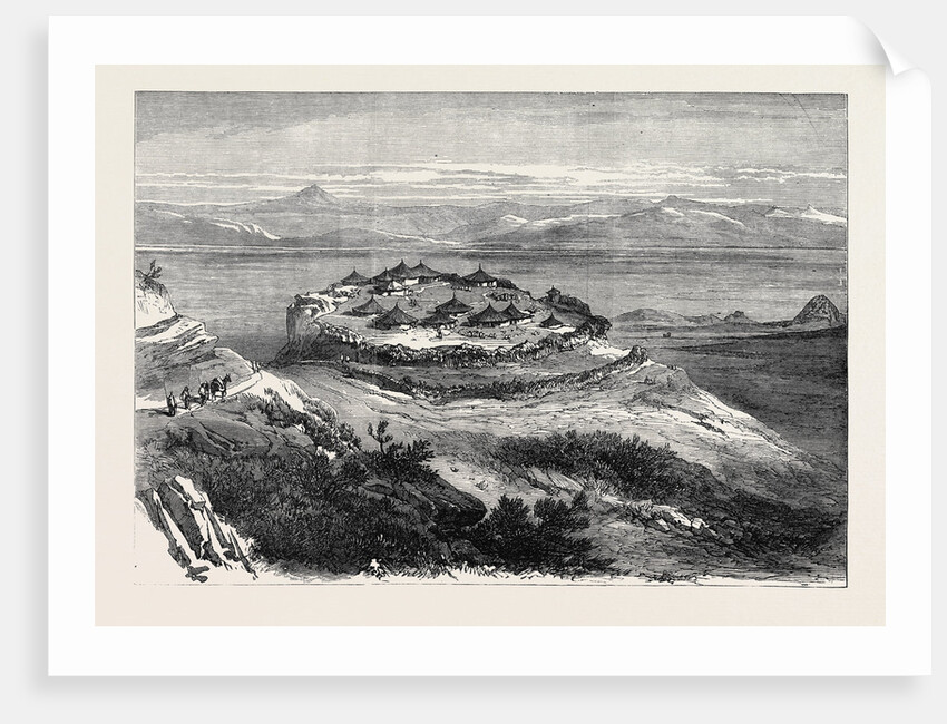 The War in Abyssinia: Village on the Pass Between Ashangi and Lat 1868 by Anonymous