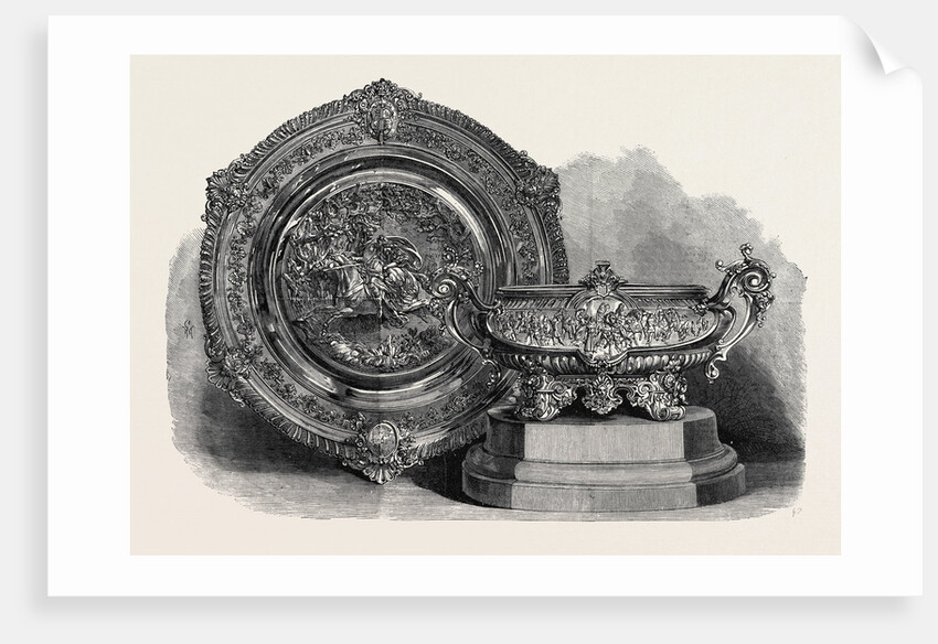 The Ascot Cup and Queen's Cup Won at Ascot Races 1868 by Anonymous