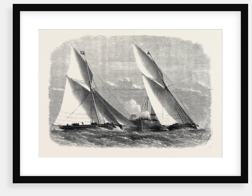 Sailing Match of the Royal Thames Yacht Club 1868 by Anonymous