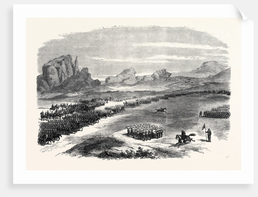 The Abyssinian Expedition: Review of the British Army on the Queen's Birthday at Senafe 1868 by Anonymous