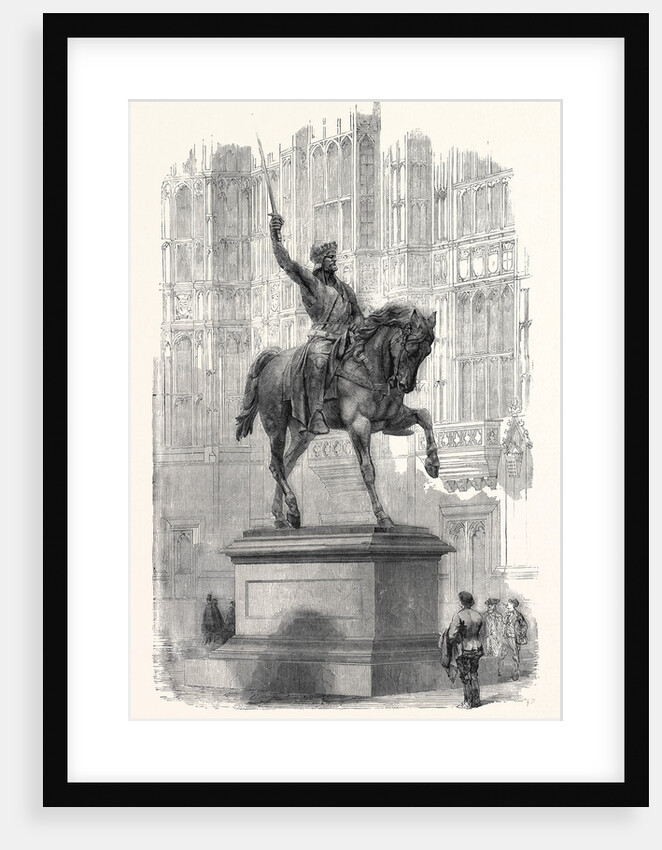 Colossal Statue of Richard Coeur De Lion, in the Old Palace Yard Westminster by Anonymous
