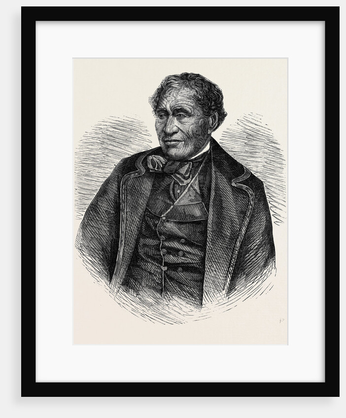The New Zealand Chief Tamati Waka a Friend to European Settlers by Anonymous