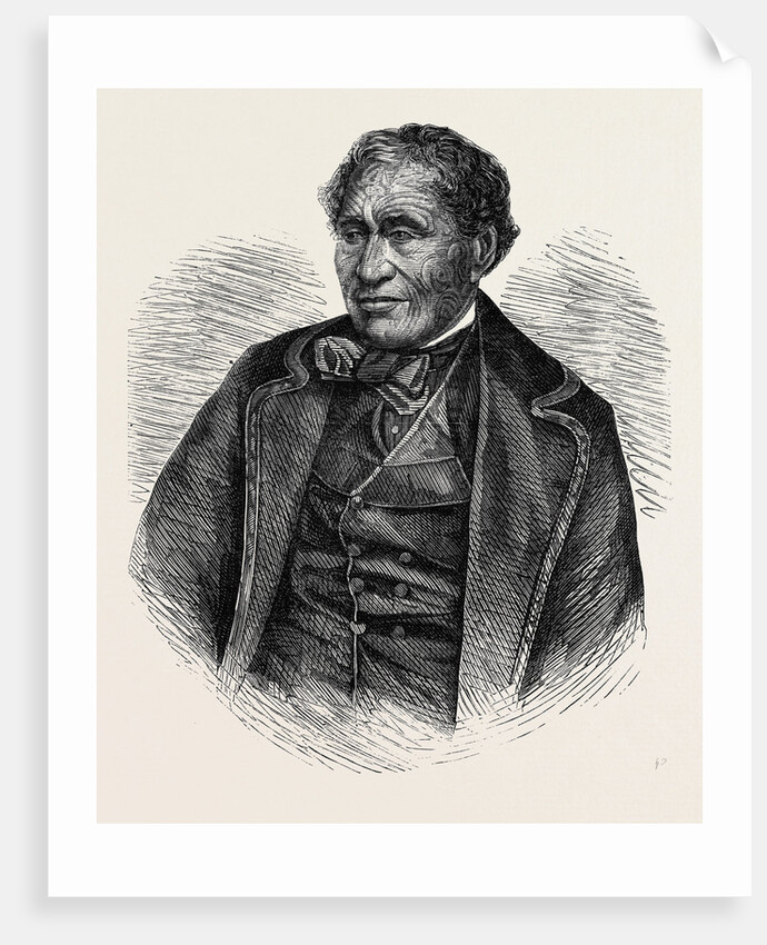The New Zealand Chief Tamati Waka a Friend to European Settlers by Anonymous