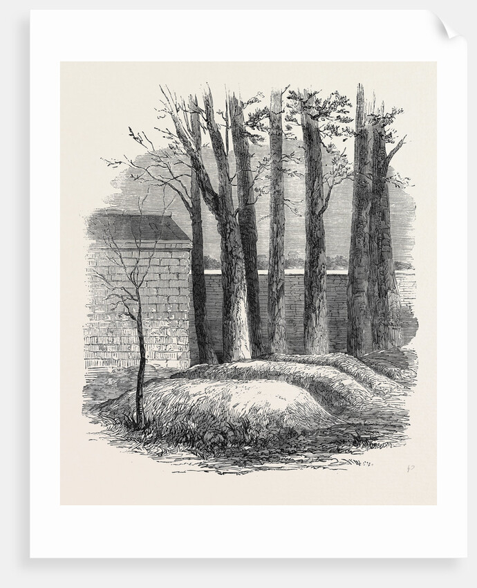 Close of the War with China: Graves of Lieut. Anderson Private Phipps and Messrs. De Norman and Bowlby in the Russian Cemetery Pekin by Anonymous
