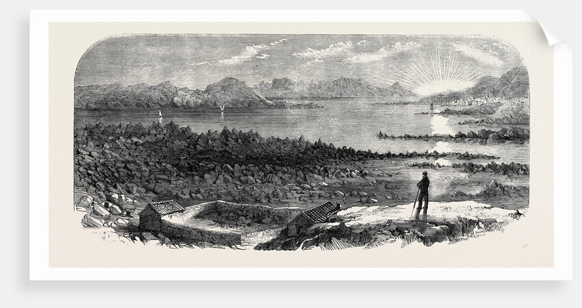 View from the Platform of Rock at the Back of Garibaldi's House Caprera by Anonymous