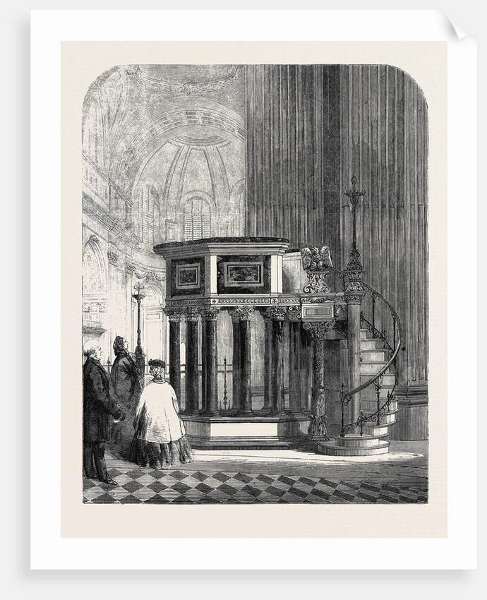 The New Pulpit St. Paul's Cathedral by Anonymous