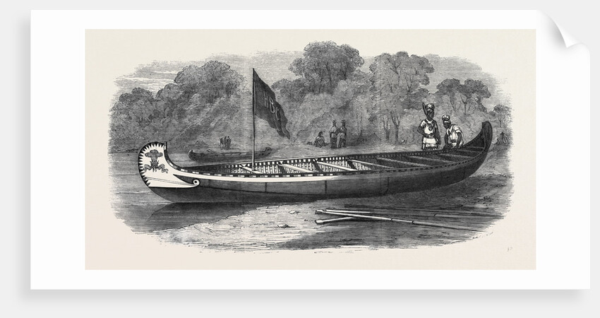 Birch-Bark Canoe Presented to His Royal Highness the Prince of Wales by the Governor of the Hudson's Bay Company by Anonymous