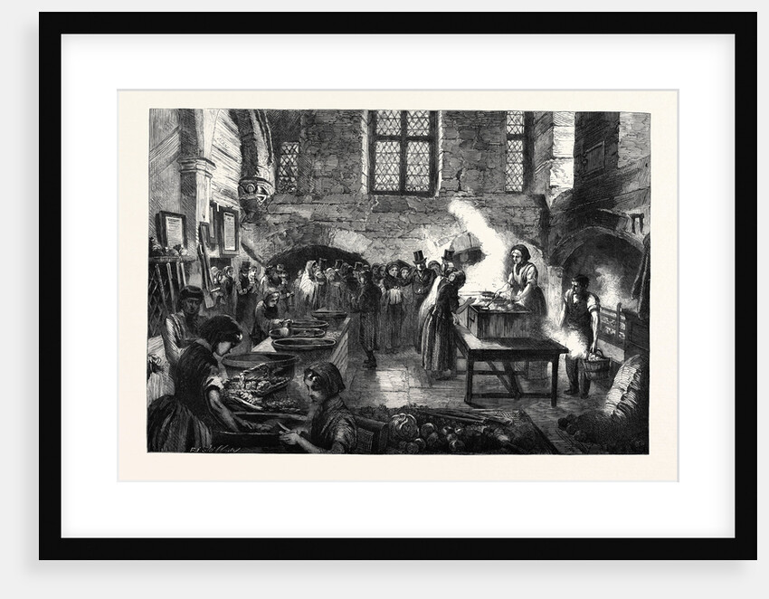 The Distress in Coventry Distribution of Soup for Distressed Weavers in the Kitchen of St. Mary's Hall by Anonymous