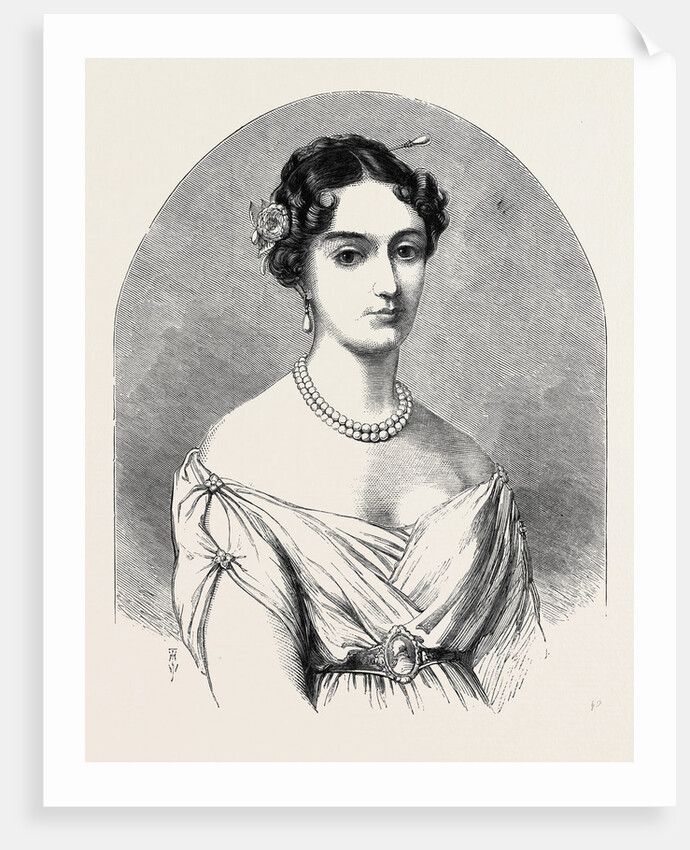 Portrait of Mdme. Bonaparte (Née Patterson) Taken in 1815 by Anonymous