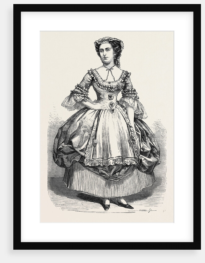 Miss Fanny Stirling of the Haymarket Theatre As Miss Hardcastle by Anonymous