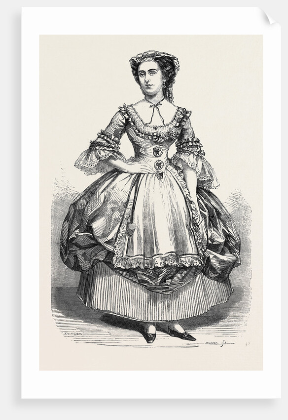 Miss Fanny Stirling of the Haymarket Theatre As Miss Hardcastle by Anonymous