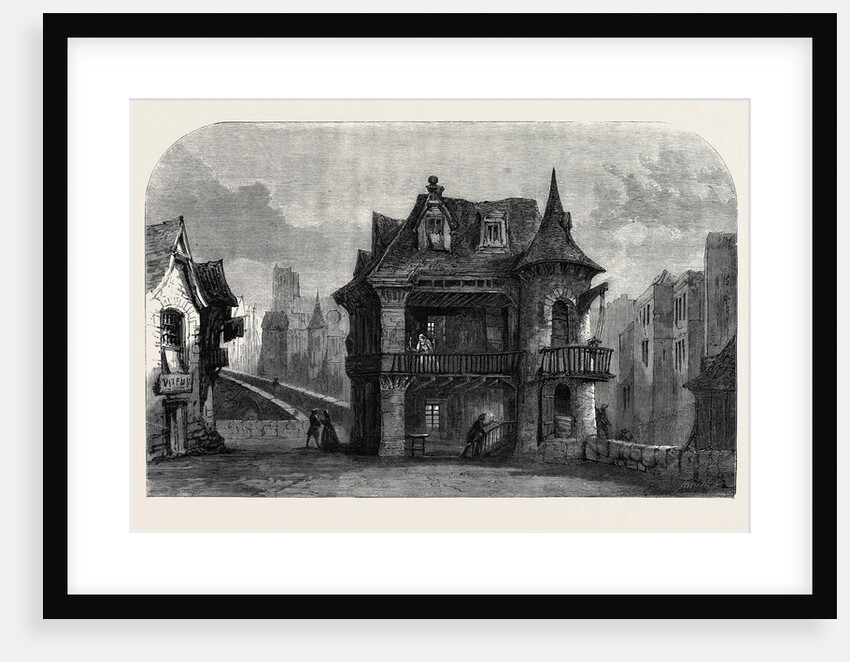Scene from the House on the Bridge of Notre Dame at the Lyceum Theatre by Anonymous