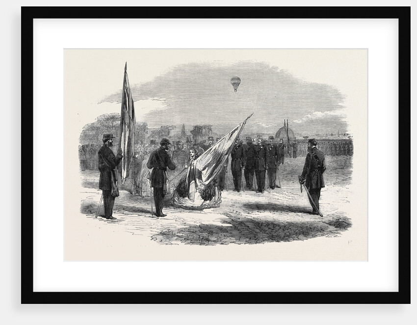 The Volunteer Movement: Presentation of Colours to the 39th Middlesex (Finsbury) Volunteers at the Crystal Palace on Whit Monday 1861 by Anonymous