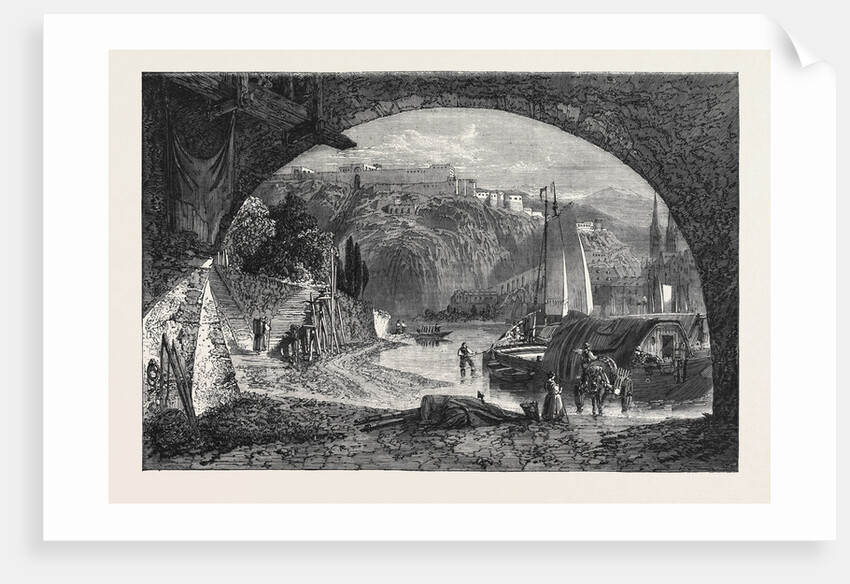 Reminiscence of the Rhine, in the Exhibition of the Society of British Artists 1861 by Anonymous