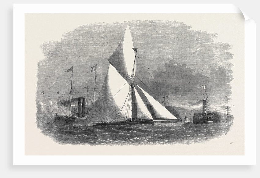 Royal Thames Yacht Club Match: The Thought Winning the £100 Plate 1861 by Anonymous