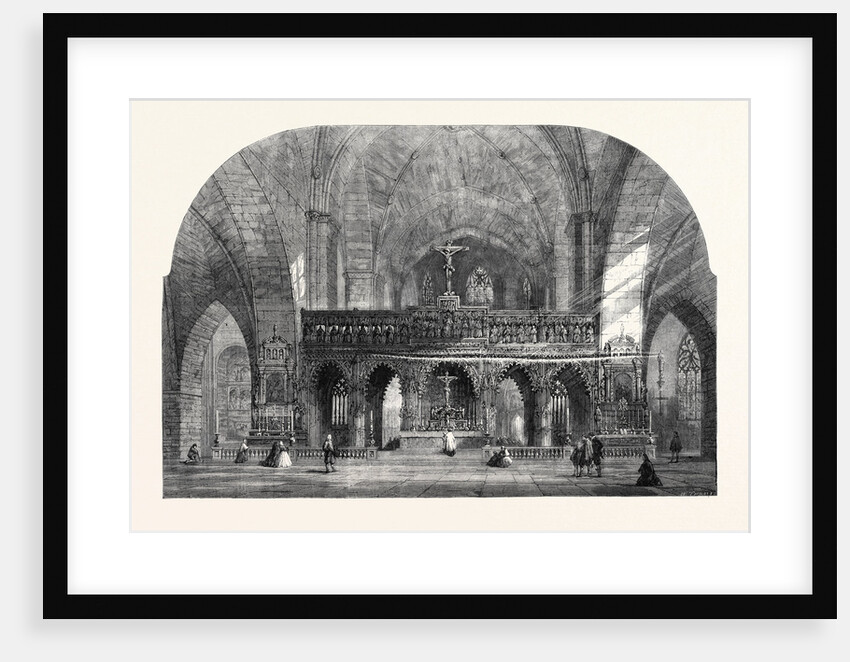 The Dom Münster Westphalia, in the Exhibition of the Old Water Colour Society 1861 by Anonymous