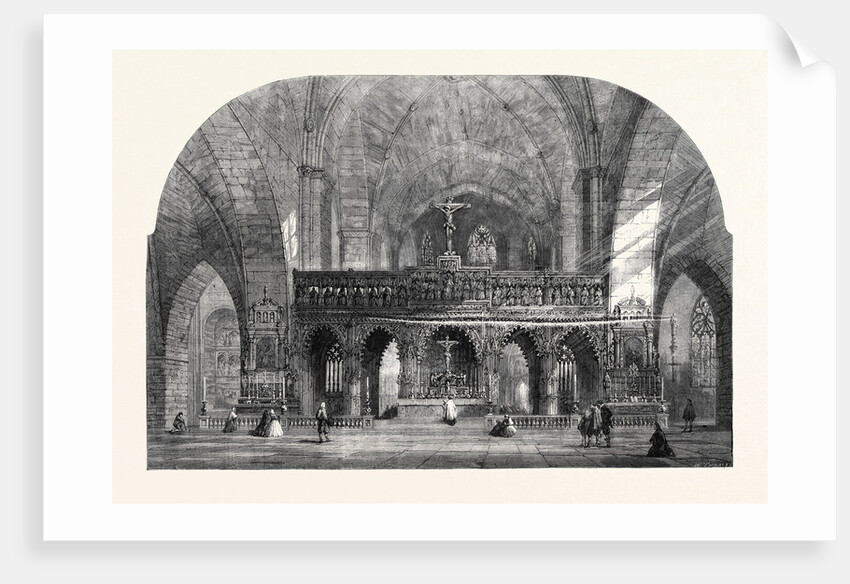 The Dom Münster Westphalia, in the Exhibition of the Old Water Colour Society 1861 by Anonymous