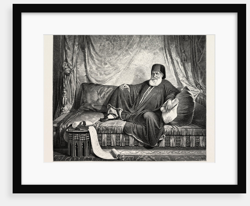Mohammed Ali, Egypt Engraving 1879 by Anonymous