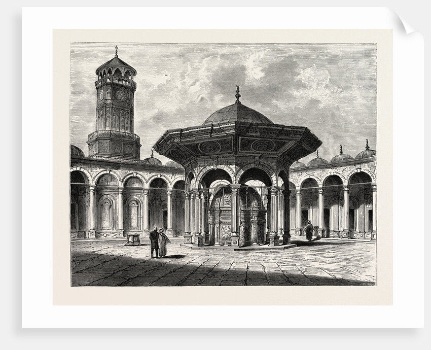 Court of the Mosque of Mohammed Ali in the Citadel by Anonymous