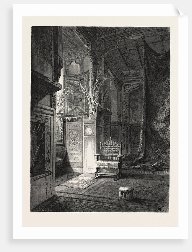 Chamber in the Musaffir Khana in Which The Ex-khedive Ismail Was Born by Anonymous