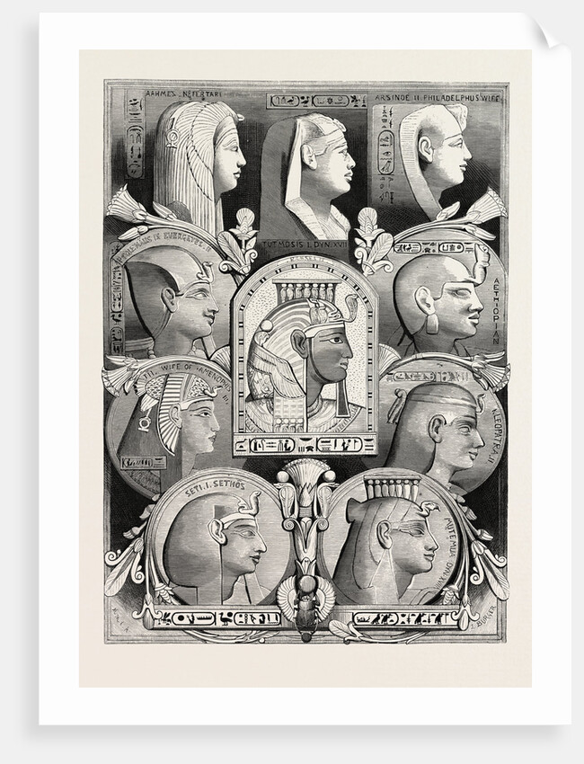 Portraits From Likenesses of the Time of the Pharaohs by Anonymous