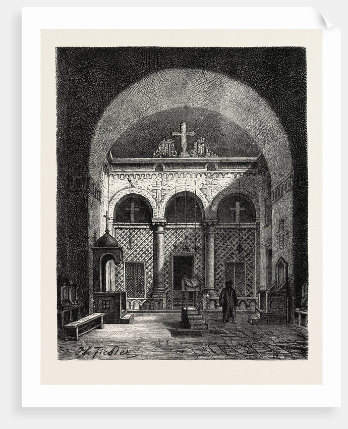 Interior of a Koptic Church by Anonymous